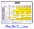 multiplication assessment tool: class profile sheet