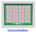multiplication game- concentration