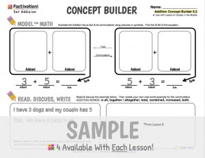 Addition Concept Builder Sample