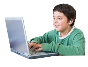 boy on computer