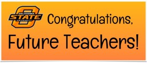 Congratulations Future Teachers